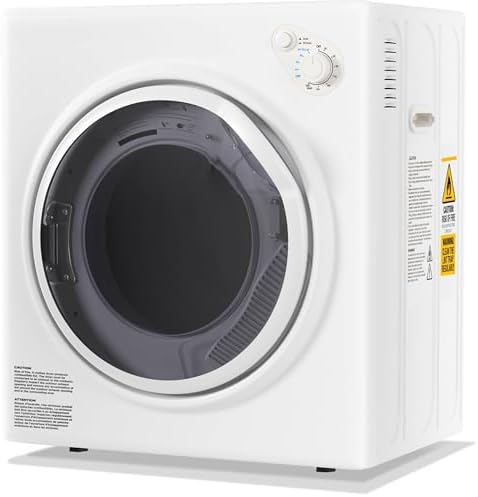 Elevon 1500W Clothes Dryer 3.5 cu.ft Electric Drying Machine for ...