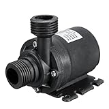 Wasserdichte Solar-Tauchpumpe für Aquarium, bürstenlos, 800 l/h, 12 V, mit 14 mm (12 V Stecker)