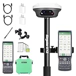 E1 GNSS IMU RTK GPS Surveying Equipment Rover Receiver Rtk Gnss Handheld Collector and Survey Software, 1408 Channels, 1cm Accuracy, 5km Distance