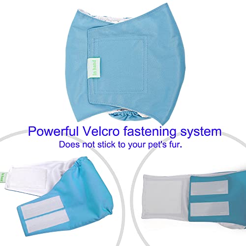 In Hand Washable Male Dog Diapers(Pack Of 3), Premium Reusable Belly Bands For Male Dogs, Durable Male Dog Belly Wrap, Comfy Doggie Diapers #TOP4