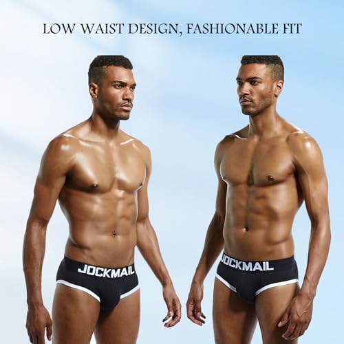 JOCKMAIL Mens Jockstrap Cotton Briefs Breathable Athletic Underwear for Athletic Supporter3