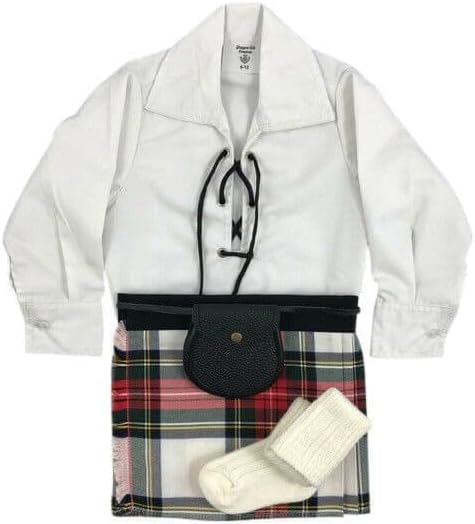 Glasgow Kilt company Babies Ghillie Shirt - One-of-a-kind - Traditional Kilt Outfits Scottish Tartans Design - Babies Traditional Kilts Outfit