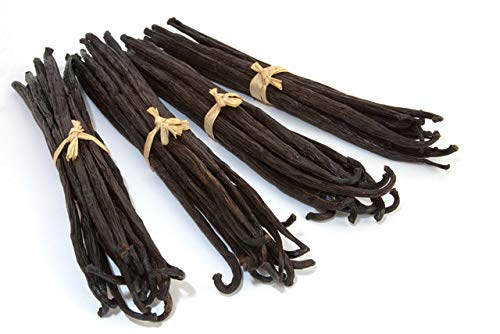 1/4 lb Bulk Bag â Grade A Tahitian Vanilla Beans â Native Vanilla â Premium Gourmet Whole Bean Pods â For Chefs and Home Baking, Cooking, & Extract Making â Homemade Vanilla Extract