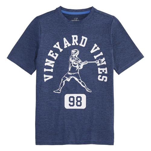 vineyard vines Boys' Prep League Lacrosse Short-Sleeve Harbor Tee
