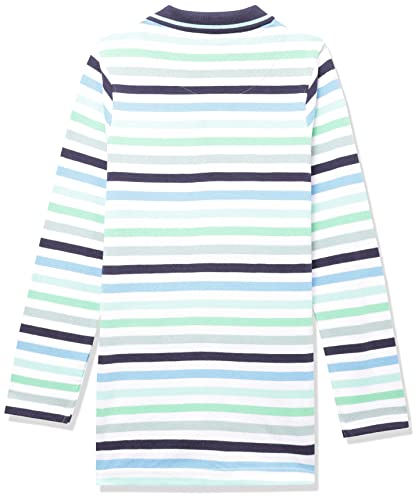 Image of Max Boys Regular Fit Striped Full Sleeves Polo T-Shirt