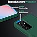 XZPPZH for Samsung Galaxy S25 Case Dual Layer Protective S25 Phone Case Heavy Duty Protection [Anti-Scratch] [Anti-Fingerprint] Non-Slip Shockproof Phone Case Dark Green