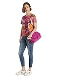 Desigual - Maglietta da donna a maniche corte e patch digitale
