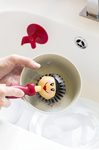 VIGAR Spazzola Lavapiatti Dolls Emily Rosso/Nero