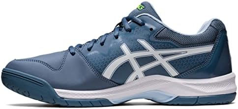 ASICS Men's Gel-Dedicate 7 Tennis Shoes, 10, Steel Blue/White