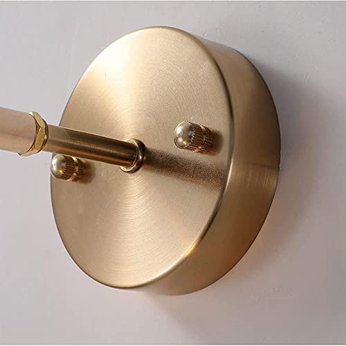 Applique murale en verre transparent orientable E27 avec interrupteur à pression intégrée - 6