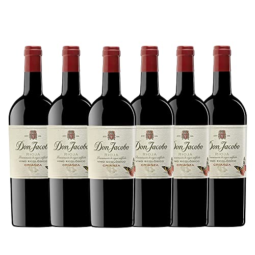 Don Jacobo Crianza Ecológico 2018 - Tinto Crianza D.O.Ca. Rioja 18 Meses En Barrica Vegano - Elaborado Por Bodegas Corral 6 Botellas 75 Cl Don Jacobo Crianza Ecológico 2018 - Tinto Crianza D.O.Ca. Rioja 18 Meses En Barrica Vegano - Elaborado Por Bodegas Corral 6 Botellas 75 Cl
