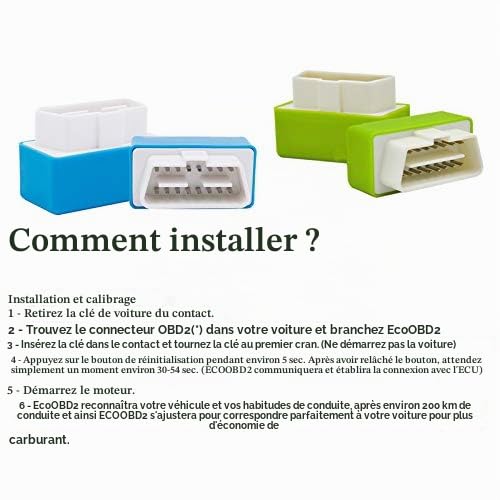 Eco OBD2 Chip Tuning Box, Plug & Drive Performance Chip Box pour Voitures Diesel Petrol