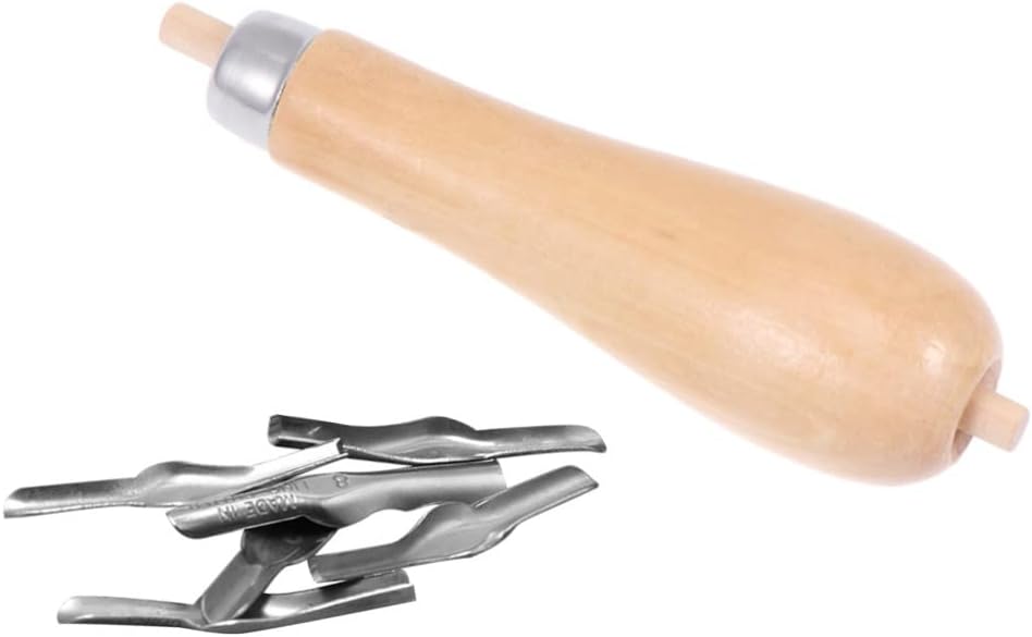 5 Head Carving Set with Wooden Handle for Beginners and Experts