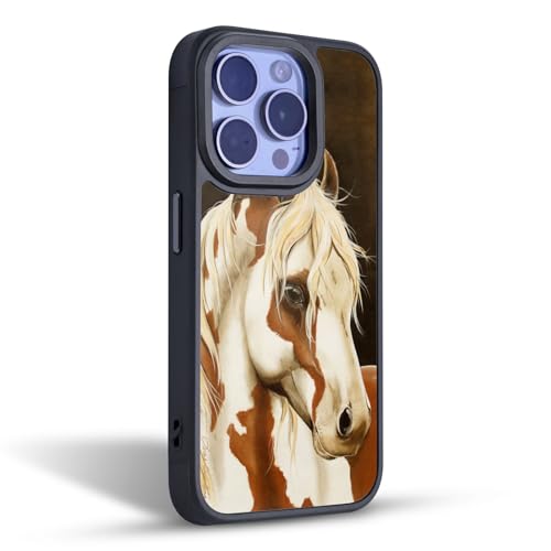 Coque iPhone 15 Pro Max Militaire pour passionnés de Cheval - 2