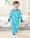 CARETOO Toddler Boy Pajamas Toddler Long Sleeve Long Pants with Eye Mask Pajama Set Kids Cute Cars Print Pjs 3PCS Sleepwear 6t 5t Pajamas Boys