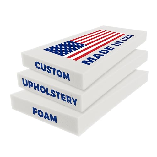 ColourTree Custom High-Density Foam (4 Thickness) Firm-to-Medium for Sofa Replacement RV Cushions Camping Mattresses & Couch Seating