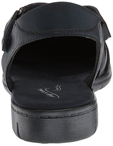 Easy Street Womens Garrett Faux Leather Strappy Flat Sandals3