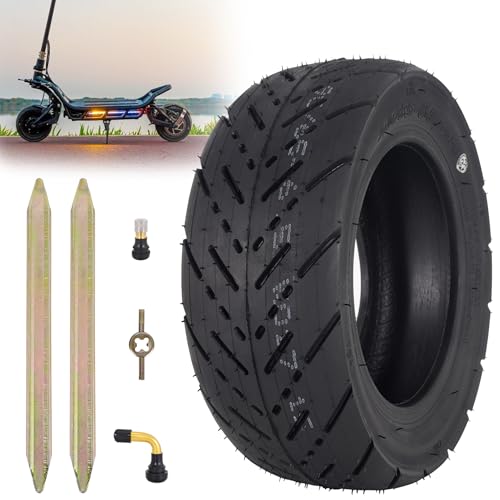 RUTU 90/65-6.5 Tubeless Tire Replacement Scooter Street Tire for Dualtron Thunder Ultra Storm Zero 11X Kaabo Wolf Warrior VSETT 11+ 38cc 47cc 49cc Mini Pocket Bike 1-Pack
