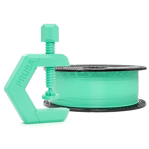 Image of Prusament 3D Printer Premium Filament PETG Prusa Pro Green 1.75mm - 1kg Spool - High Precision ±0.02 mm - Low Stringing - Strong Layer Bond - No Tangling - Ideal for Beginners & Professionals