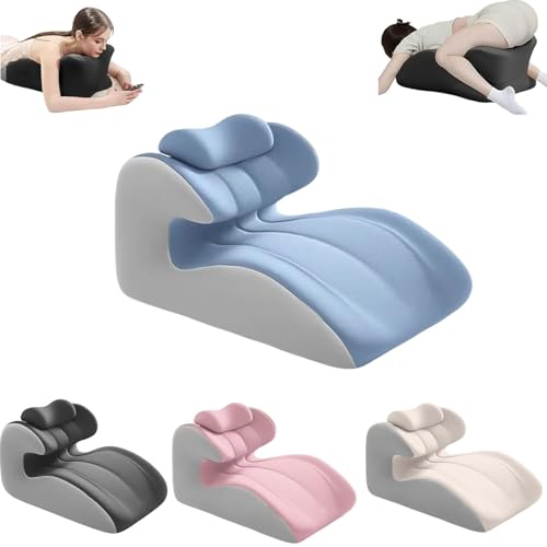 Ergonomic Wedge Pillow for Couples - 27° Lift Design Memory Foam Positioning Support Pillow,...