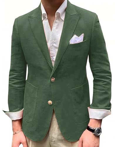 Mens Casual Blazer Jackets Sport Coats Regular Fit Lightweight Suit Jacket for Daily Business Prom Wedding
