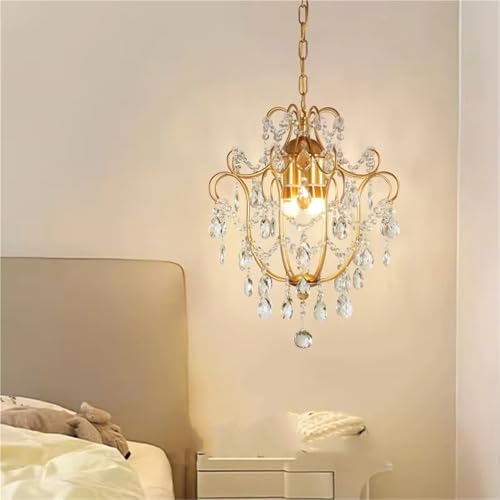 American Retro Restaurant Small Chandelier French Medieval Corridor Balcony Light