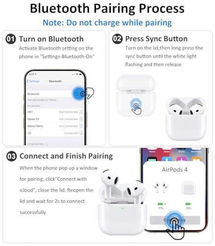 Image of Wireless Charging Case Compatible with AirPods 4,with Gray Cloth (C Port)
