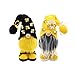 OTOOL Bambola Senza Volto in Peluche Gnomo a Strisce Little Bee, Bambola Gnomo in Peluche a Strisce Gialla E Nera Little Bee - Regali per Ragazzi E Ragazze 12 * 8 * 37 cm/Giallo + Nero