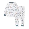 Burt's Bees Baby Baby Boys Pajamas, 2-Piece Long Sleeve Tee and Long Pant Cotton PJ Set, Sizes for 12 Months to 12 Years #1