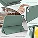 kenke Case for iPad (A16) 11 Inch 2025, iPad 10th Generation 10.9 Inch 2022, Slim Trifold Stand Case with Pencil Holder, Soft TPU Smart Back Cover, Auto Sleep/Wake, Dark Green