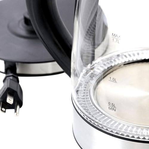 Hervidor eléctrico Better Chef 1.7 L vidrio y acero miniatura 3