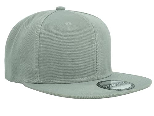 Image of Gelante Snapback Hats for Men - Flat Bill Brim Baseball Cap Hat - Plain Blank Adjustable