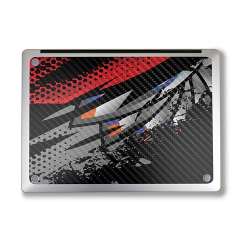 Image of Carbon Fiber Laptop Skin Compatible with Alienware M18 R2 (2024) - Blade Fan - Premium 3M Vinyl Protective Wrap Decal Cover - Easy to Apply | Crafted in The USA by MightySkins