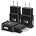 Adaptive Fast Rapid Charging Block Wall Charger Plug Adapter Type C USB Compatible with Samsung Galaxy S10/ S10e/ S9 Plus/ S8/ S7/ S6 Edge/ Note 10/ Note 9/ Note 8/ LG G5 G6 G7 ( 3Pack )