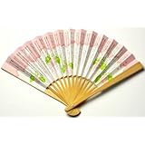 【茶道具扇子】利休扇子5寸ピンク