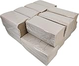 Higiene Online Toallas Secamanos Recicladas Zig-Zag | Paquetes de 200 Unidades | Papel Kraft Ecológico 2 Capas | Econature (3000)