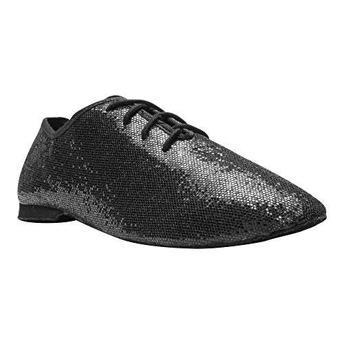 Pirou P200 Jazz Gymnastik Trainings Turn Schuhe Chromledersohle Button - Image 4