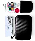Crafting Gorilla Handheld Sewing Machine with Sewing Supplies, Mini Sewing Machine with Shockproof Carry Case, Travel Sewing Kit with stitching machine for clothes, Portable hand stitching machine.