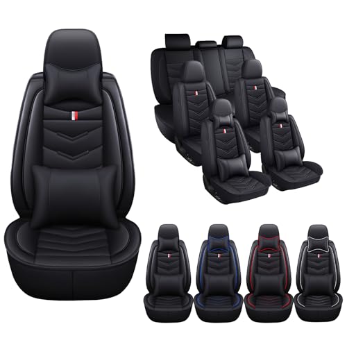 Housses de siège Ford Explorer cuir luxe 7 places avec supports lombaires