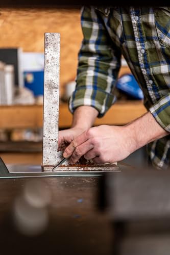 Foto von HAZET 2150-1 Reißnadel mit praktischem Befestigungsclip - zum Anreißen von Metallen und Werkstoffen mit glatten Oberflächen I 150mm lang I stabiles Hartmetall für langlebigen Einsatz