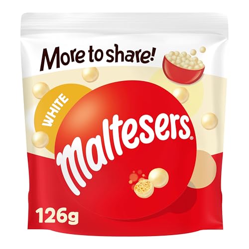 White Maltesers White Chocolate & Honeycomb Share with Friends and Family 126g Bag