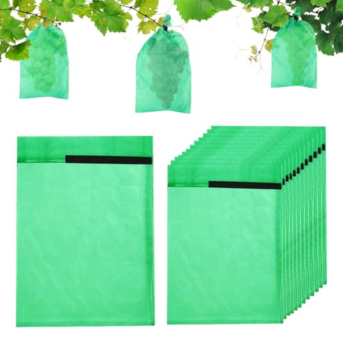 100 Piezas Bolsas para Uvas en Parra, Bolsas Protectoras para Uvas, Bolsa de Protección de Uvas, für Zum Verhindern Wespen Fruchtfflükt Insekt Vöogel