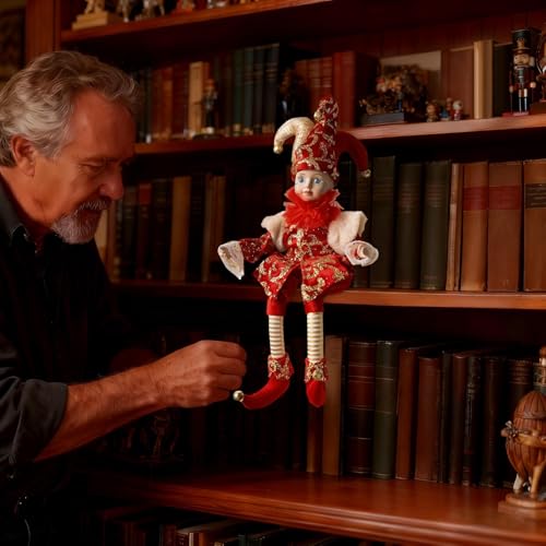 Figurines Cartoon de Noël : poupées décoratives de 45 cm