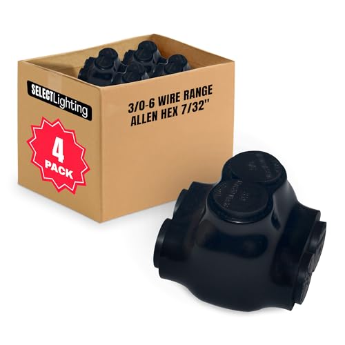 Connecteurs d'alimentation isolés à double entrée noir 3/0-6
