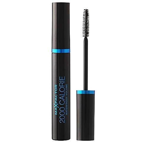 Max Factor - Máscara de pestañas impermeable de 2000 calorías, color negro, para mujer, 0.3 fl oz