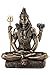 Top Collection 8.5 Inch Shiva in Padmasana Lotus Pose Hindu Statue in Cold Cast Bronze