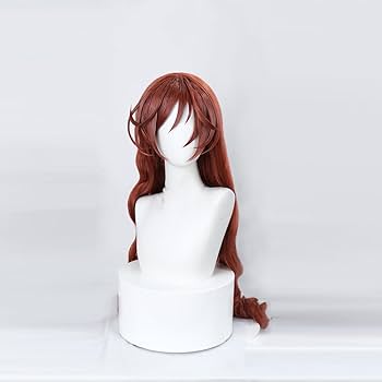 Amazon.co.jp: 翠星石 コスプレウィッグ 赤褐色 長髪 100CM コミケ