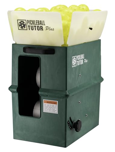 Pickleball Tutor Plus with Topspin & Backspin, Made in USA
