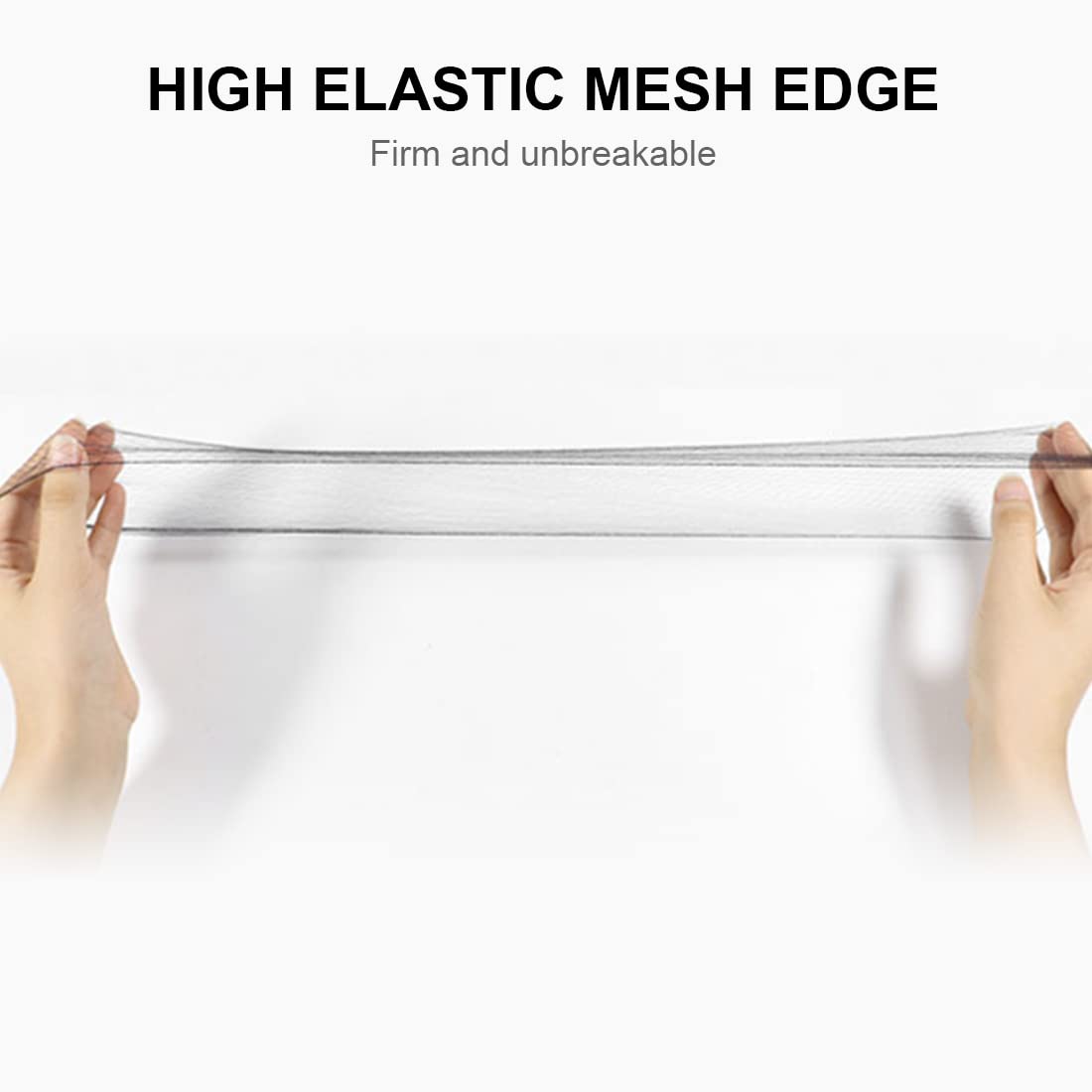 KKTech Unsichtbare Haarnetze – 10 Stück, Elastisch, Ca. 50 Cm Lang – Für Dutt, Ballett & Beruf (Schwarz)