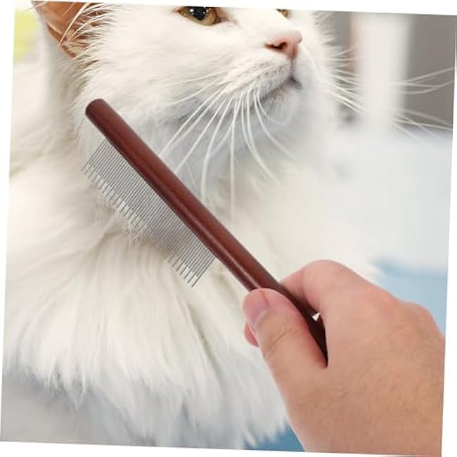 3pcs Tear Stain Brush for Small Dogs Cat Grooming Supplies Dog Grooming Combs Pet Comb Wooden Handle-ONFwdpK0